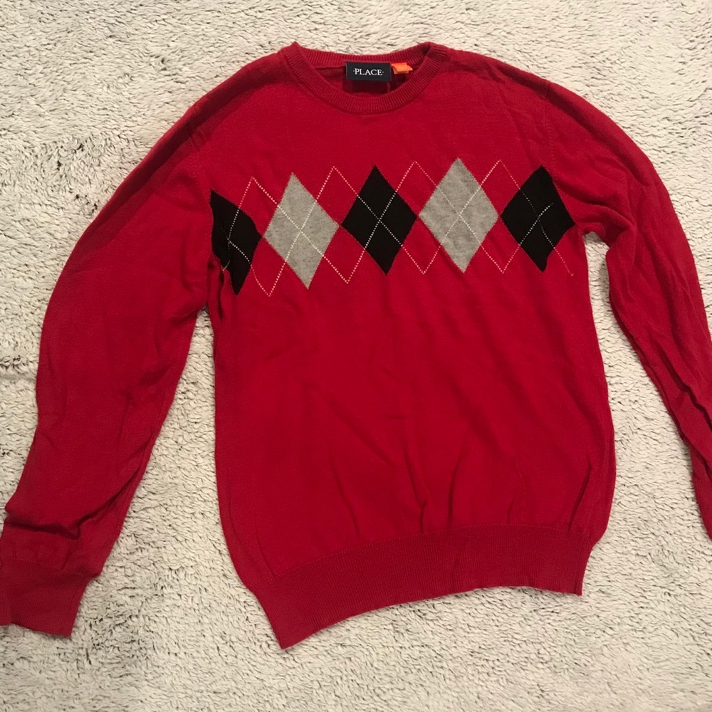 Boy’s Argyle Sweater (size 10-12)